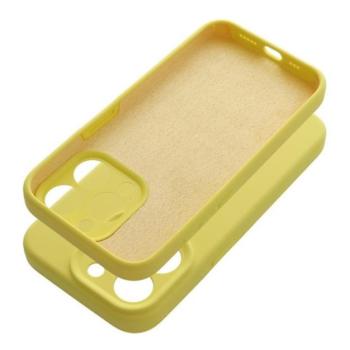 2mm Apple iPhone 12 szilikon hátlap tok, sárga kép