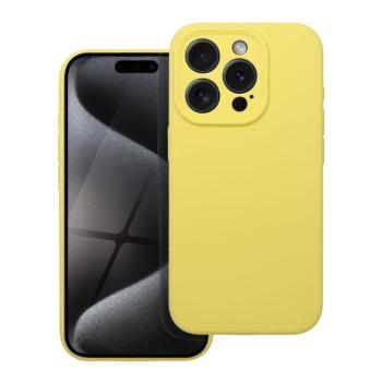2mm Apple iPhone 17e / iPhone 16e szilikon tok, sárga kép