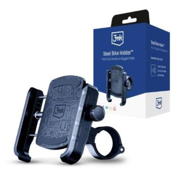 3mk acél motoros/kerékpáros telefontartó kép