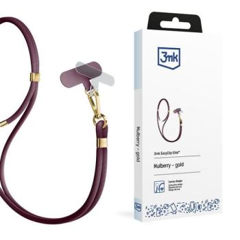 3mk EasyClip Elite nyakpánt telefonhoz - bordó kép