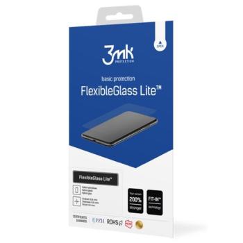 3MK FLEXIBLE GLASS LITE képernyővédő üveg (2.5D, flexibilis, ultravékony, 0.16mm, 6H) ÁTLÁTSZÓ Infinix Hot 50i 4G (X6531) kép