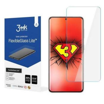 3MK FlexibleGlass Lite Samsung Galaxy S21 FE hibrid üveg Lite képernyővédő fólia kép