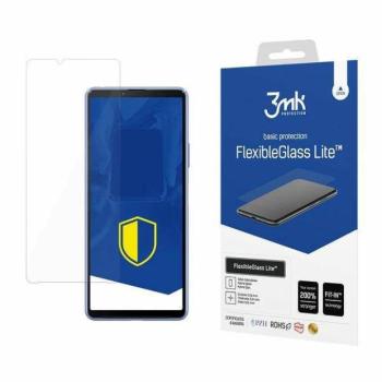 3MK FlexibleGlass Lite Sony Xperia 10 III 5G hibrid üveg Lite kijelzővédő fólia kép