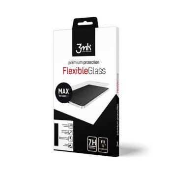 3MK FlexibleGlass Max iPhone 11 Pro Max 6,5&quot; fekete, hibrid üveg képernyővédő fólia megerősített élekkel kép