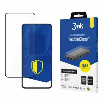 3MK FlexibleGlass Max Samsung Galaxy 22 Plus S906 fekete, hibrid üveg képernyővédő fólia kép