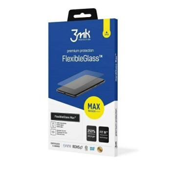 3MK FlexibleGlass Max Samsung Galaxy G991 S21 fekete, hibrid üveg képernyővédő fólia megerősített élekkel kép