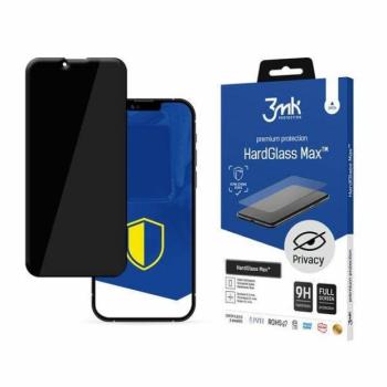 3MK Glass Max Privacy iPhone 13/13 Pro 6.1&quot; fekete, teljes képernyős kijelzővédő fólia betekintés védelemmel kép