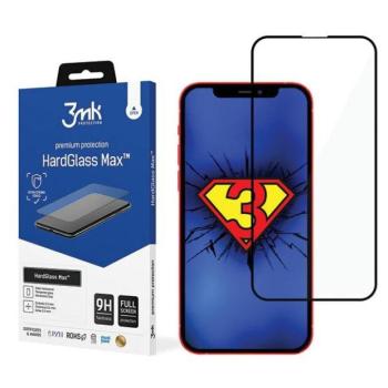 3MK HardGlass Max iPhone 13 fekete Fullscreen Glass fólia kép