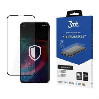 3MK HardGlass Max iPhone 14 Plus 6,7&quot; fekete teljes képernyős üveg kijelzővédő fólia kép