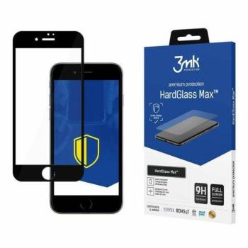 3MK HardGlass Max iPhone 8 fekete teljes képernyős üveg kijelzővédő fólia kép