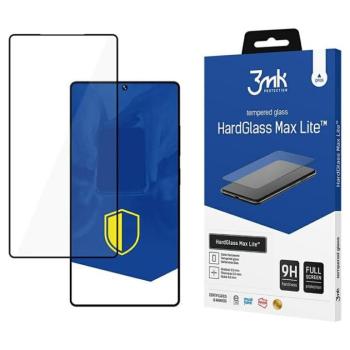 3mk HardGlass Max Lite edzett üveg kijelzővédő fekete szegéllyel Samsung Galaxy S25 Ultra kép