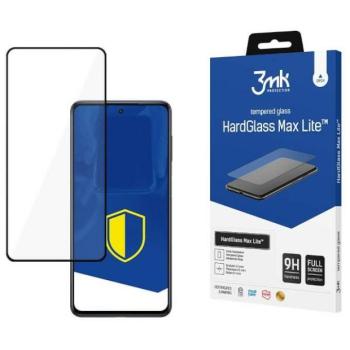 3MK HardGlass Max Lite Samsung Galaxy M54 M546 fekete teljes képernyős üvegfólia Lite kép