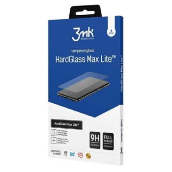3MK HardGlass Max Lite Xiaomi Redmi A1 fekete teljes képernyős üveg kijelzővédő fólia kép