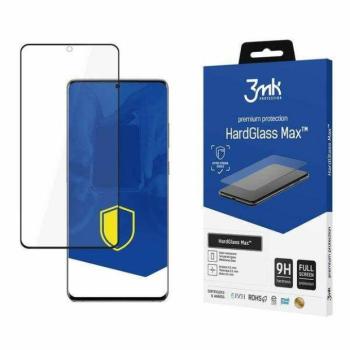 3MK HardGlass Max Samsung G985 Samsung Galaxy S20 Plus fekete, teljes képernyős üveg ujjlenyomatmentes kijelzővédő fólia kép