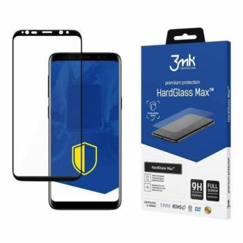 3MK HardGlass Max Samsung Galaxy G960 S9 fekete teljes képernyős üveg kijelzővédő fólia kép