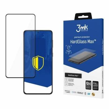 3MK HardGlass Max Samsung Galaxy S906 S22 Plus fekete teljes képernyős üveg kijelzővédő fólia kép