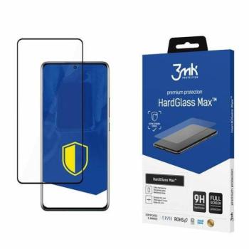 3MK HardGlass Max Xiaomi 12 Pro fekete teljes képernyős üveg kijelzővédő fólia kép