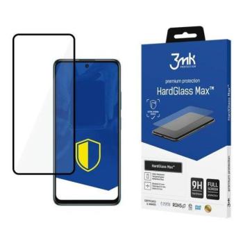 3MK HardGlass Max Xiaomi POCO M4 Pro 5G fekete teljes képernyős üveg kijelzővédő fólia kép