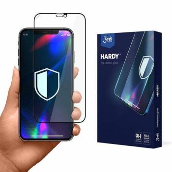3mk Hardy edzett üveg fekete szegéllyel iPhone 12 Pro Max kép
