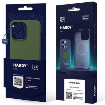 3MK Hardy tok iPhone 15 Plus / 14 Plus 6.7&quot; alpesi zöld MagSafe tok kép