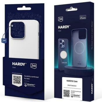 3MK Hardy tok iPhone 15 Plus / 14 Plus 6,7&quot; ezüst-fehér MagSafe tok kép