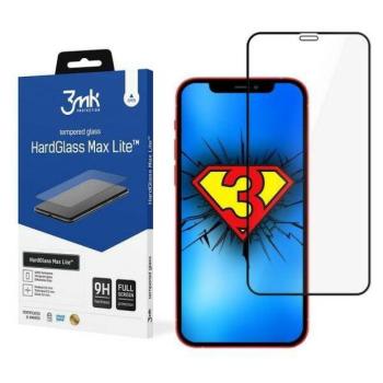 3MK HG Max Lite iPhone 12 Mini 5,4" fekete kijelzővédő fólia kép