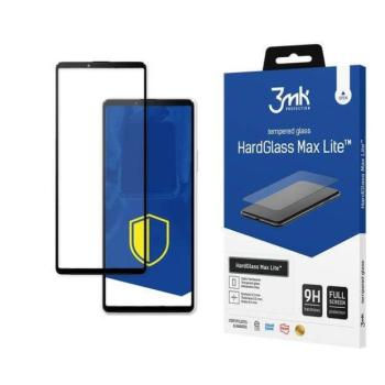 3MK HG Max Lite Sony Xperia 10 III 5G fekete képernyővédő fólia kép