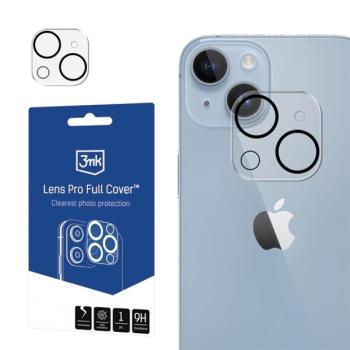 3MK Lens Pro Full Cover iPhone 13 Mini/ 13 edzett üveg kameralencséhez rögzítőkerettel 1db kép