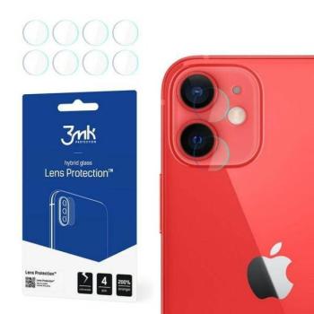 3MK Lens Protect iPhone 12 Mini, 4db kamera védőfólia kép