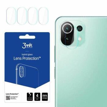 3MK Lens Protect Xiaomi Mi 11 Lite 5G, 4db kamera védőfólia kép