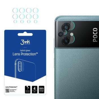 3MK Lens Protect Xiaomi Poco M5, 4db kamera védőfólia kép