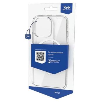 3MK MagCase iPhone 15 Plus / 14 Plus 6.7&quot; átlátszó tok MagSafe kompatibilis  kép