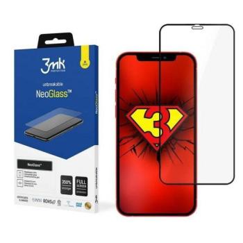 3MK NeoGlass iPhone 12 Mini 5,4&quot; fekete képernyővédő fólia kép