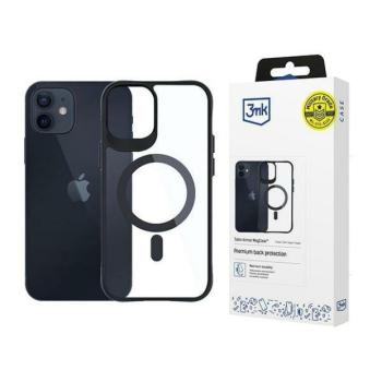 3mk Satin Armor MagCase tok iPhone 12/12 Pro - átlátszó-fekete kép