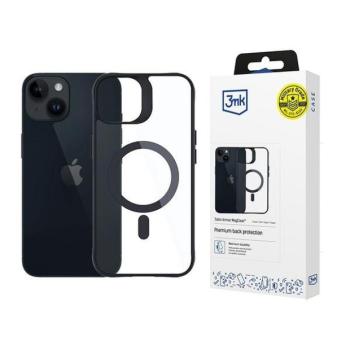 3mk Satin Armor MagCase tok iPhone 13/14 - átlátszó-fekete kép