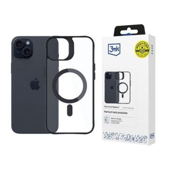 3mk Satin Armor MagCase tok iPhone 15 - átlátszó-fekete kép