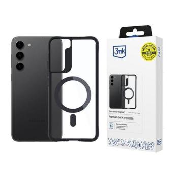 3mk Satin Armor MagCase tok Samsung Galaxy S23 5G - átlátszó-fekete kép