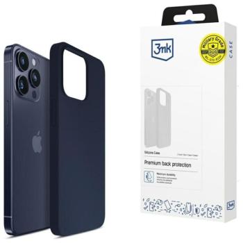 3mk Silicone tok iPhone 16 Pro - tengerészkék kép