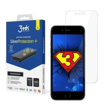 3MK Silver Protect+ iPhone 7/8/SE 2020 / SE 2022 nedves felvitelű antimikrobiális képernyővédő fólia kép