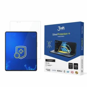 3MK Silver Protect+ Samsung Galaxy Z Fold 3 5G nedves felvitelű antimikrobiális képernyővédő fólia kép
