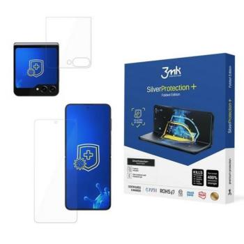 3mk Silver Protection+ antimikrobiális fólia Samsung Galaxy Z Flip 6 (elülső+kihajtható képernyős) kép