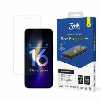 3mk SilverProtect+ antimikrobiális kijelzővédő fólia iPhone 16 Pro Max kép
