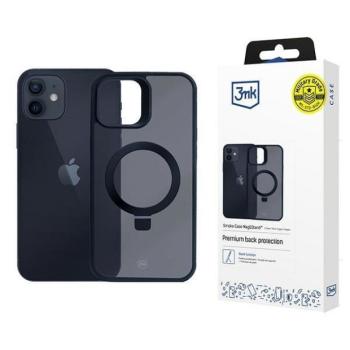 3mk Smoke Magsafe &amp; Stand tok kitámasztóval iPhone 12/12 Pro - fekete kép