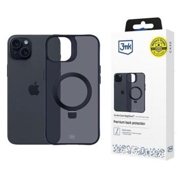 3mk Smoke Magsafe &amp; Stand tok kitámasztóval iPhone 15 Plus - fekete kép