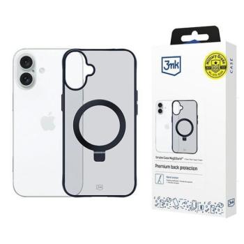 3mk Smoke Magsafe &amp; Stand tok kitámasztóval iPhone 16 - fekete kép