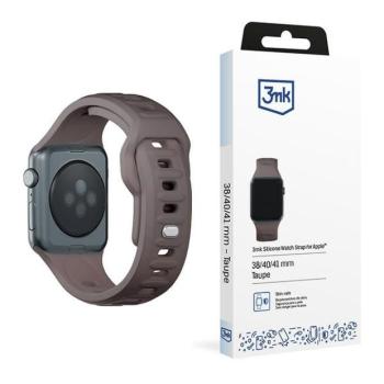 3mk szilikon óraszíj Apple Watch 38/40/41mm - barna kép