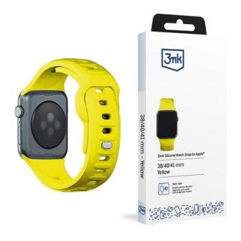 3mk szilikon óraszíj Apple Watch 38/40/41mm - sárga kép