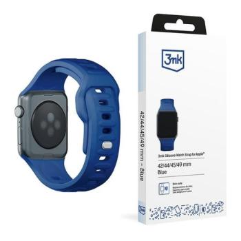3mk szilikon óraszíj Apple Watch 42/44/45/49mm - kék kép