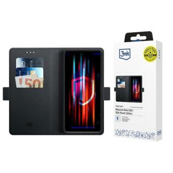 3mk Wallet könyvtok kártyatartóval Motorola Moto G54/G54 Power Edition - fekete kép
