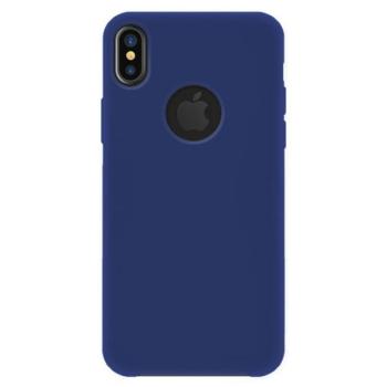 4-OK SILK műanyag telefonvédő (gumírozott, logó kivágás) SÖTÉTKÉK Apple iPhone XS Max 6.5 kép